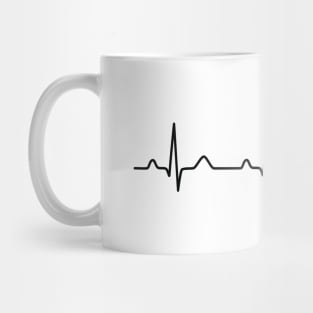 Game Controller Gamer Heartbeat Funny Mug